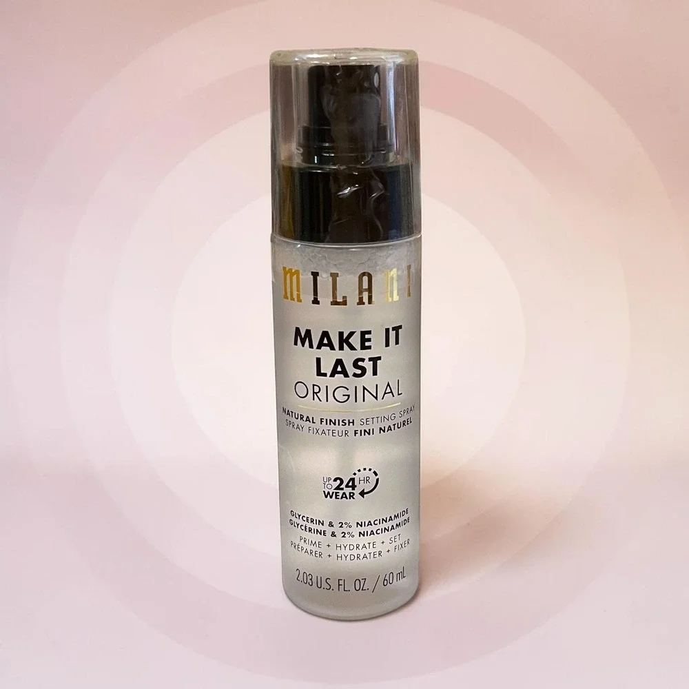 Milani Make It Last Original Setting Spray 2 Pack Prime Hydrate Set 2.03 Oz Ea